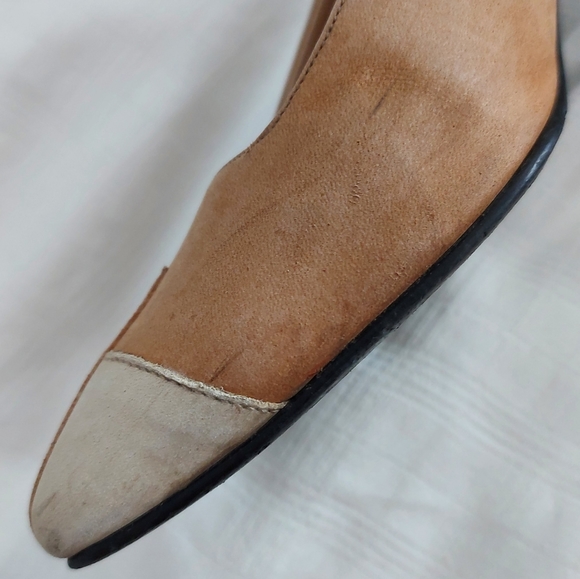 Vintage aldo | leather patchwork heels - Picture 3 of 9